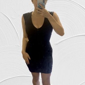 Topshop zip up dress